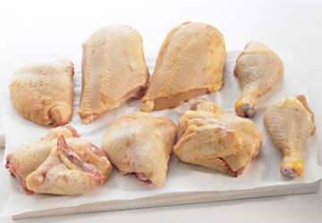 Fracciones de Pollo